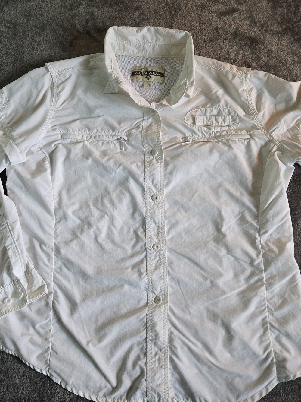 Cabela's Women's White Button-Down Shirt